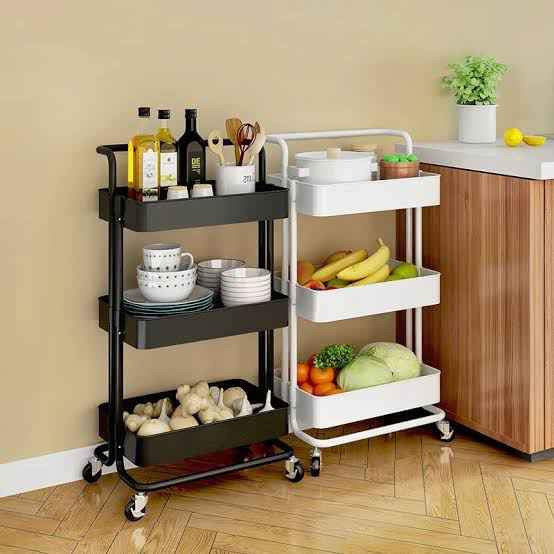 3 Layer Trolley Rack