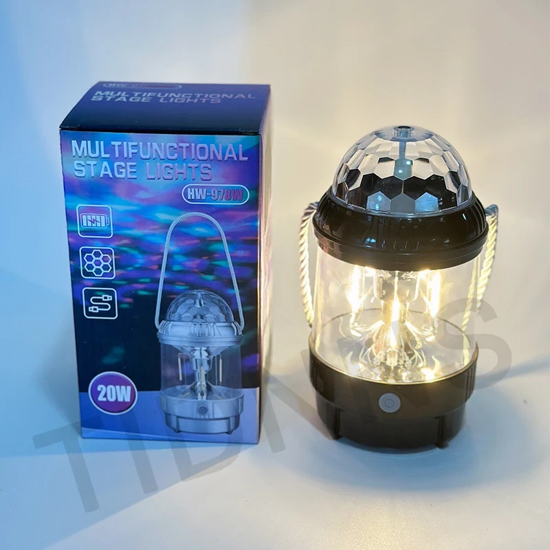 Multifunction Stage Light 20W LED Lamp 2 in 1 - রঙিন আলোয় Color Changing পার্টির Vibe!
