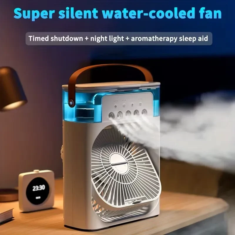 Rechargeable Air Cooler Fan - Battery Operated Mist Fan with Water Spray | গরমে বিদ্যুৎ ছাড়াই ঠাণ্ডা বাতাস!
